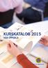 KURSKATALOG 2015 HSB UPPSALA