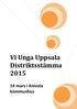 Vi Unga Uppsala Distriktsstämma 2015