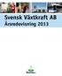 Svensk Växtkraft AB. Årsredovisning 2013