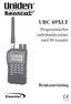 UBC 69XLT. Programmerbar radiohandscanner med 80 kanaler. Bruksanvisning S 3070