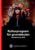 Kulturprogram för grundskolan