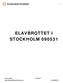 ELAVBROTTET I STOCKHOLM 090531