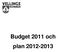 Budget 2011 och plan 2012-2013