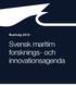 Svallvåg 2013. Svensk maritim forsknings- och innovationsagenda