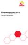 Finansrapport 2013. Januari-December