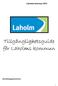 Laholms kommun 2012. Tillgänglighetsguide för Laholms kommun. Samhällsbyggnadskontoret