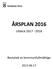 ÅRSPLAN 2016. Utblick 2017-2018. Beslutad av kommunfullmäktige 2015-06-17