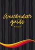 Användar guide för Stadsnät