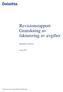 Revisionsrapport Granskning av fakturering av avgifter. Härjedalens kommun