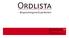 Ordlista - Begravningsverksamheten