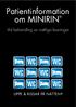 Patientinformation om MINIRIN