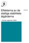 Effekterna av de. statliga stabilitetsåtgärderna