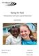 Spring för Haiti. Mitt projektarbete för att samla in pengar till barnen på Haiti. Anna Näsström. Johan Lundin