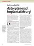 datorplanerad implantatkirurgi