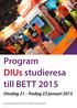 Program DIUs studieresa till BETT 2015