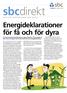 Energideklarationer för få och för dyra