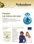 Nyhetsbrev. Paddan Lär känna din stad AVSLUTNING ESF. Årgång 6, nummer 5. Maj 2010