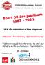 Stort 30-års jubileum 1983-2013