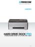 HANDBOK HARD DRIVE DOCK PRO EXTERNAL DOCKING STATION / 2.5 & 3.5 SATA & PATA / USB 2.0. Rev. 933