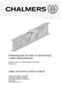 Beräkningsmedel för analys av lokal buckling i slanka stålkonstruktioner