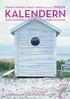 KALENDERN 2015/16. Kultur, sevärdheter, evenemang, restauranger och boende. Vellinge kommun - en del av Söderslätt