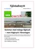 Sjöstadsnytt. Sommar med många lågtryck men högtryck i föreningen. www.brfsjostaden.se Sommaren 2015 nr 4
