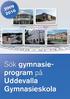 Välkommen till Uddevalla Gymnasieskola