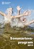 Sommarlovs- program 2015