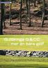 Banbesök: Gullbringa G & CC. Gullbringa G & CC mer än bara golf