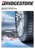 BRIDGESTONE DÄCKSORTIMENT PRISLISTA VINTER 2012 Gäller fr o m Juli 2012