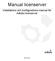 Manual licenserver. Installations och konfigurations-manual för Adtollo licenserver 2014-10-07