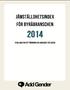 Byråjämställdhetsindex, sammanställt augusti 2014 www.addgender.se