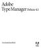 Adobe. Type Manager Deluxe 4.1. Användarhandbok