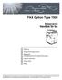 FAX Option Type 7500. Handbok för fax. Bruksanvisning
