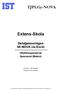 Extens-Skola. Detaljplaneringen till NOVA via Excel. Utbildningsmaterial Gymnasiet (Malmö) Upprättad: 2006-04-06/BR Uppdaterad: 2011-06-27/BR