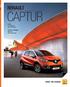 RENAULT CAPTUR DRIVE THE CHANGE. FOCUS En crossover redo för äventyr. CAPTUR I SCANNER Utformad efter dina behov