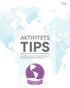 TIPS AKTIVITETS MÅLGRUPP 3-7 ÅR