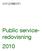 Public serviceredovisning