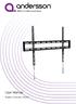 WMF 2.7 Wall mount fixed. User Manual. English Svenska Norsk