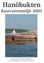 Hanöbukten Kustvattenmiljö 2005