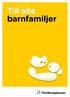 Till alla barnfamiljer