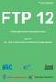 FTP 12. Försäkringsbranschens tjänstepensionsplan FAO - FTF. FAO - Jusek, Civilekonomernas Riksförbund och Sveriges Ingenjörer