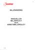 1(5) & nt s. MrLJösÄKRtNG INNENALLER. MILJöPOLICY. och. ARBETSMILJöPOLIGY. K:\Mallar
