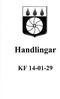 Handlingar KF 14-01-29