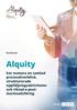 Kundcase. Alquity. har numera en samlad processöverblick, strukturerade uppföljnings aktiviteter och riktad e-postmarknadsföring