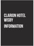 CLARION Hotel wisby Information
