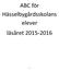ABC för Hässelbygårdsskolans elever läsåret 2015-2016