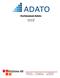 Kortmanual Adato. Version 5.98 2013-05-08. Miljödata AB Ronnebygatan 46 Tel. 0455-333530 371 87 Karlskrona Org.nr 556324-4036 www.miljodata.