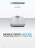 HANDBOK MOBILE DRIVE SECURE EXTERNAL MOBILE DRIVE / 2.5 / USB 2.0 / RFID. Rev. 912