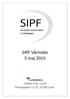 SIPF Vårmöte 5 maj 2015